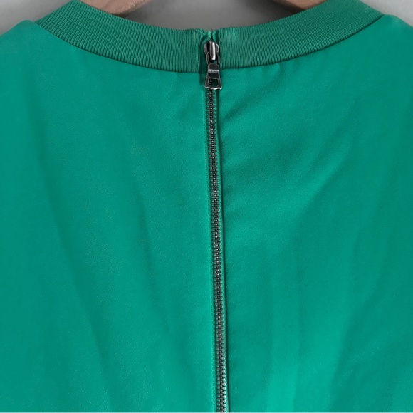 Alice + Olivia Short Sleeve Catalina Dress In Garden Green Size XS - Picture 8 of 10